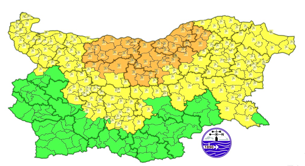 Започва затопляне, ще бъде ветровито